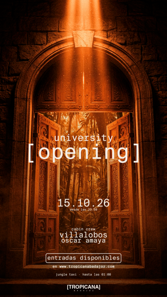 Cartel de Jueves 15 de Octubre [Opening Universitario]