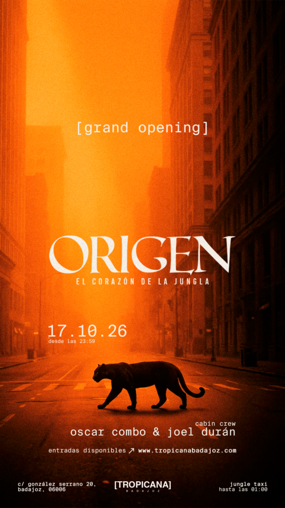 Cartel de Sábado 17 de Octubre [Opening Temporada]