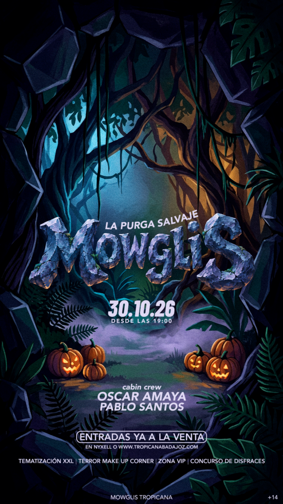 Cartel de Halloween Mowgli